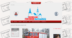 Desktop Screenshot of feuerwehr-badsegeberg.de
